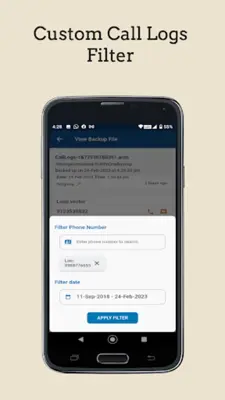 Call Logs Backup android App screenshot 9