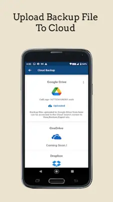 Call Logs Backup android App screenshot 11