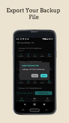 Call Logs Backup android App screenshot 8